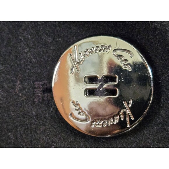 Kenneth Cole Coat Womens 14 Black Wool Blend Winter Old Money Classy Timeless - Picture 5 of 10